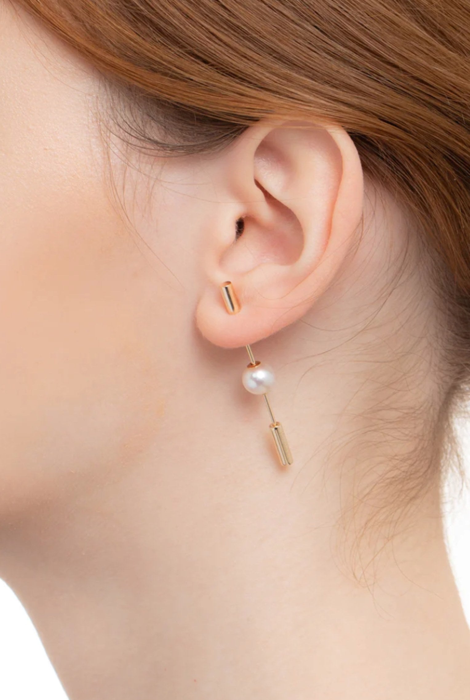 Spear Pearl Earring