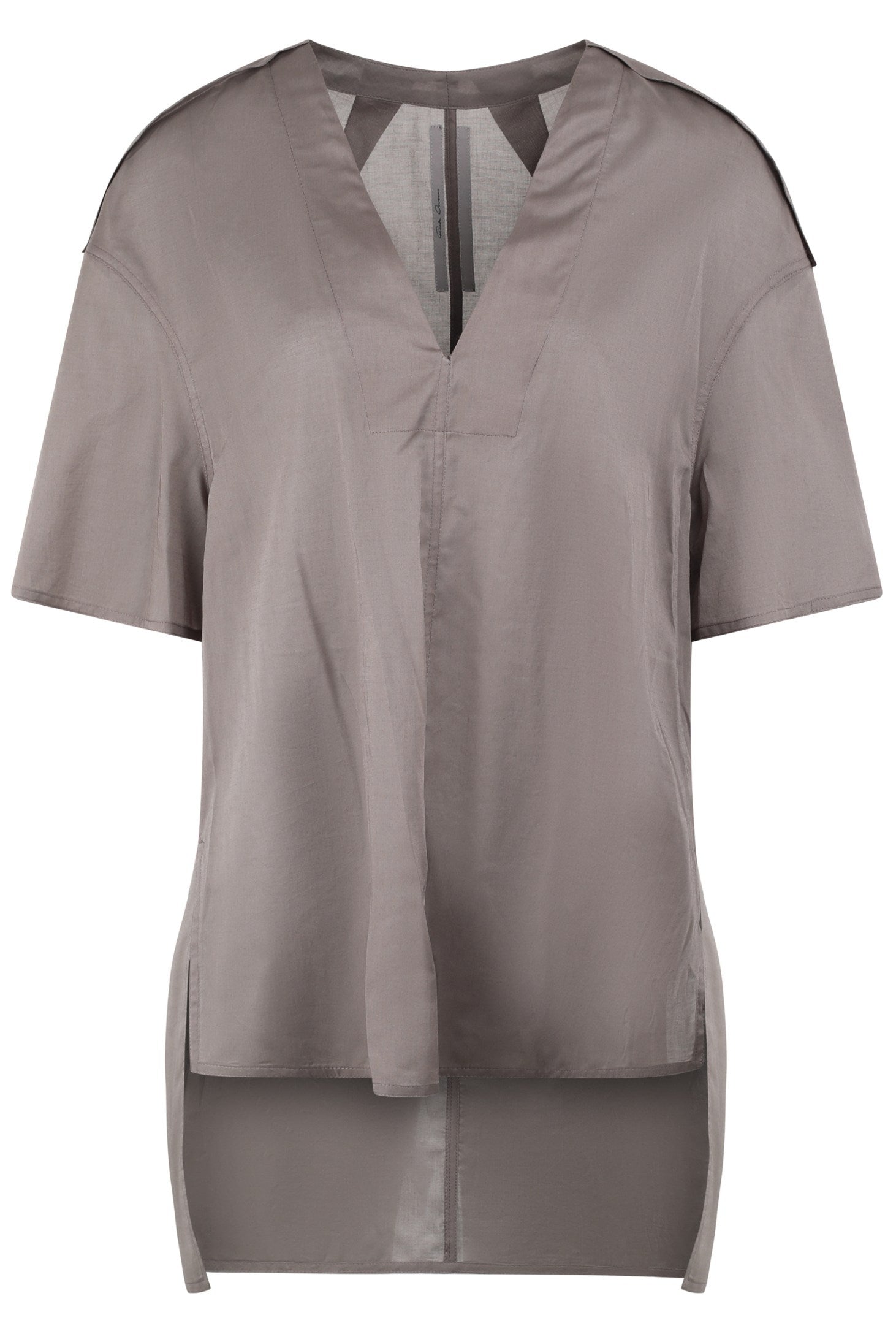 WOVEN T-SHIRT - ISLAND TOP 34 DUST