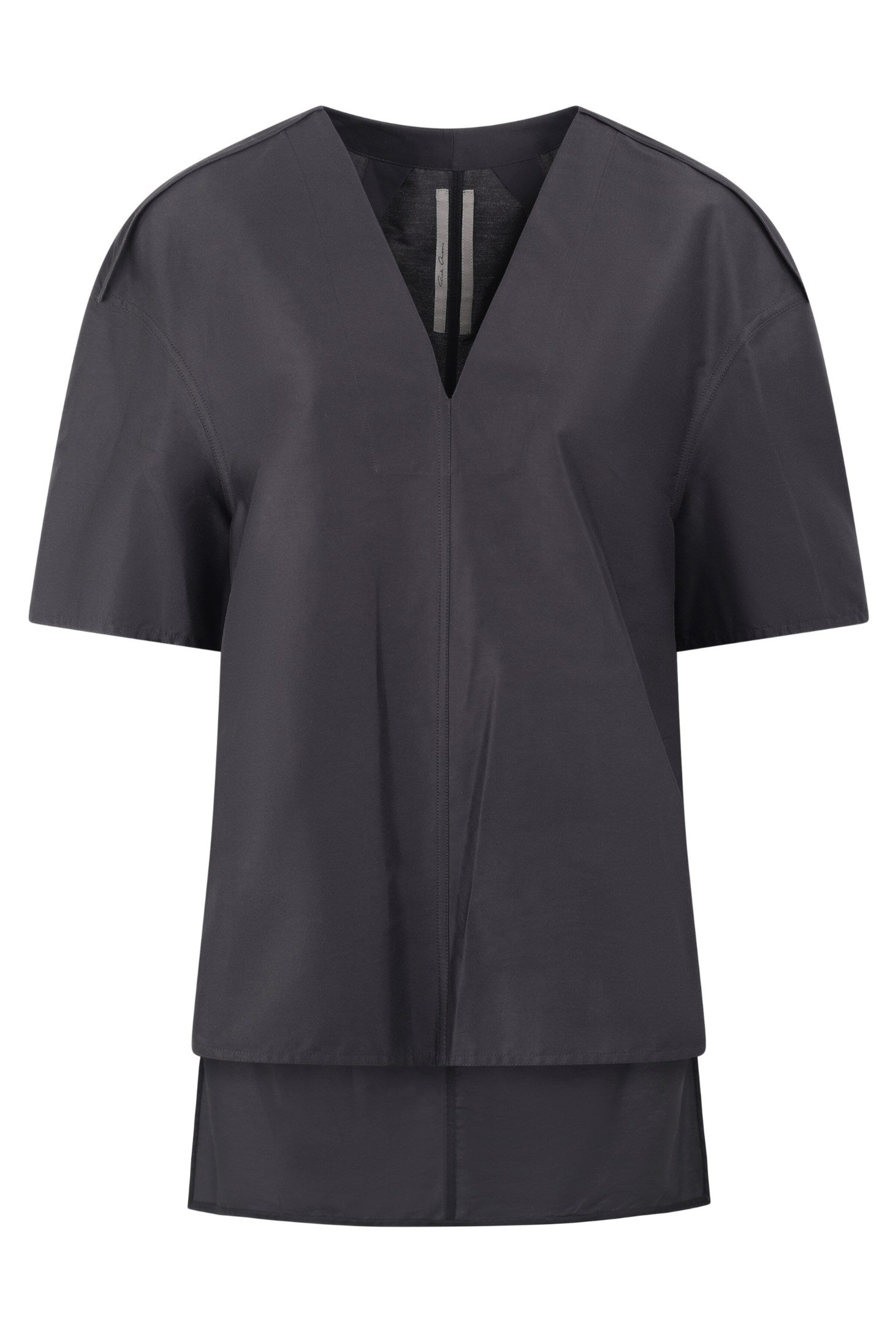 WOVEN T-SHIRT - ISLAND TOP RP01F6237 SC BLACK