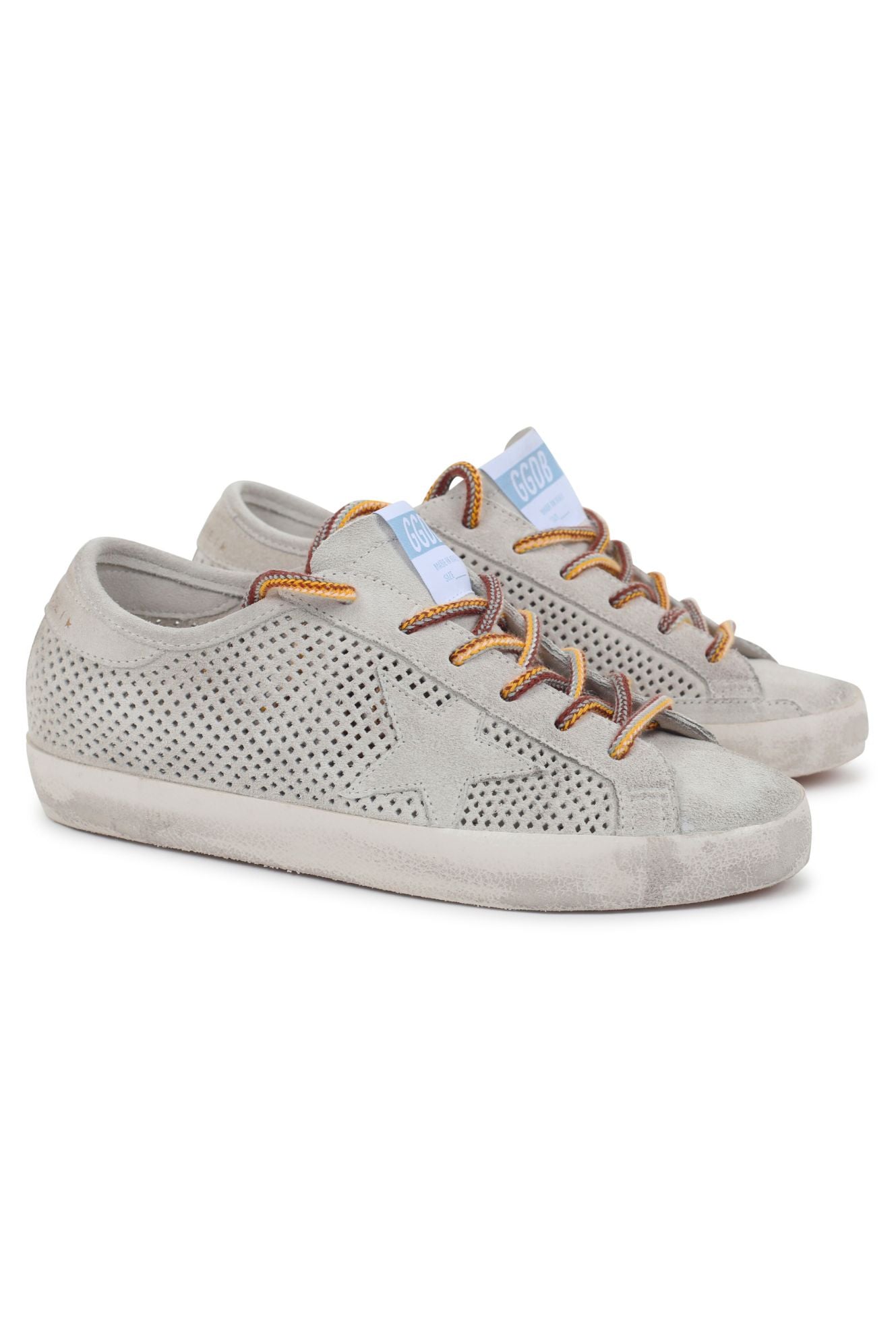 SUPER STAR FORATED SUEDE UPPER SUEDE STAR AND LIST