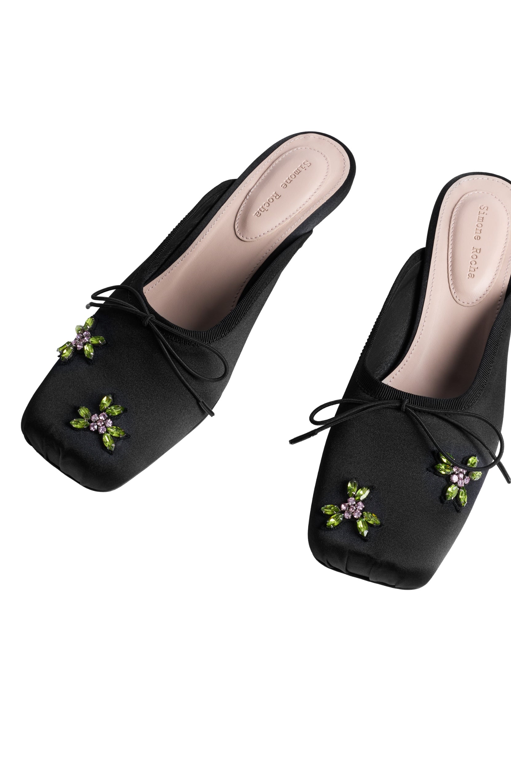 POINTE MULE HEEL W/ EMB