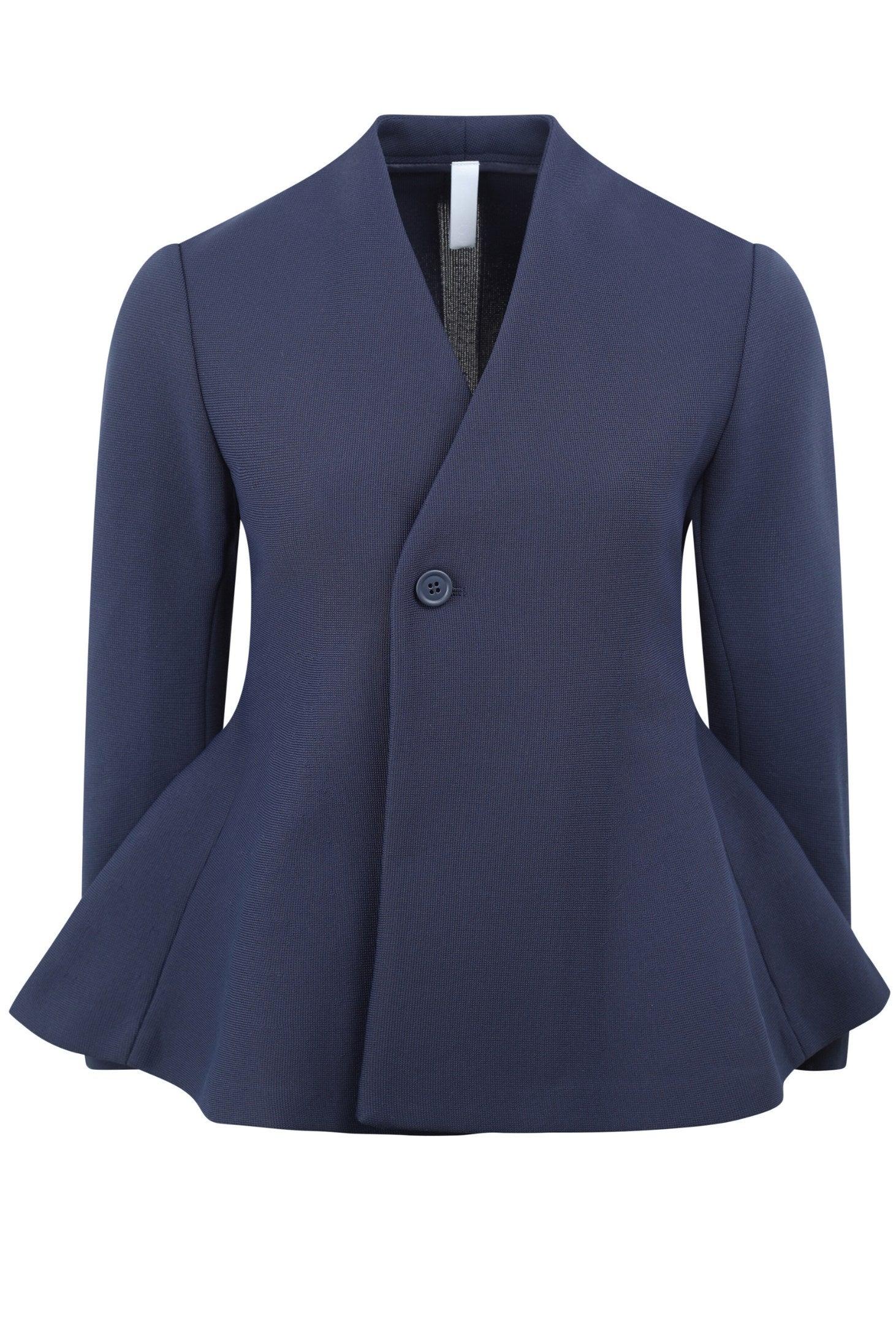 Milan Collarless Flare Jacket