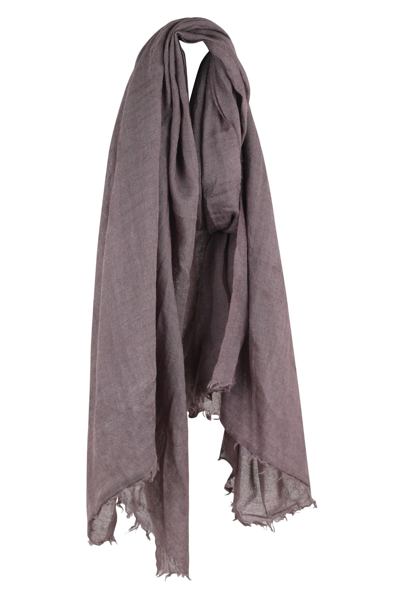 KNITTED PASHMINA SCARF - EMILY RP02F5462 SCAR 86 GRAPE