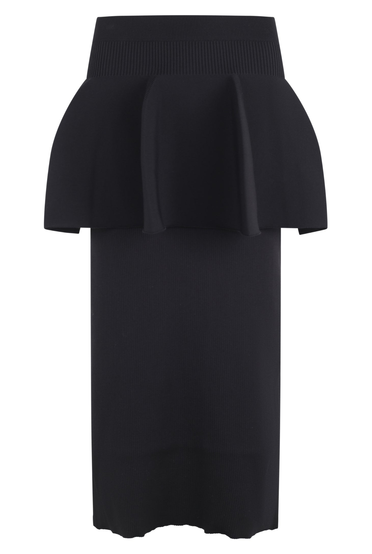 POTTERY LAYERED SKIRT BLACK