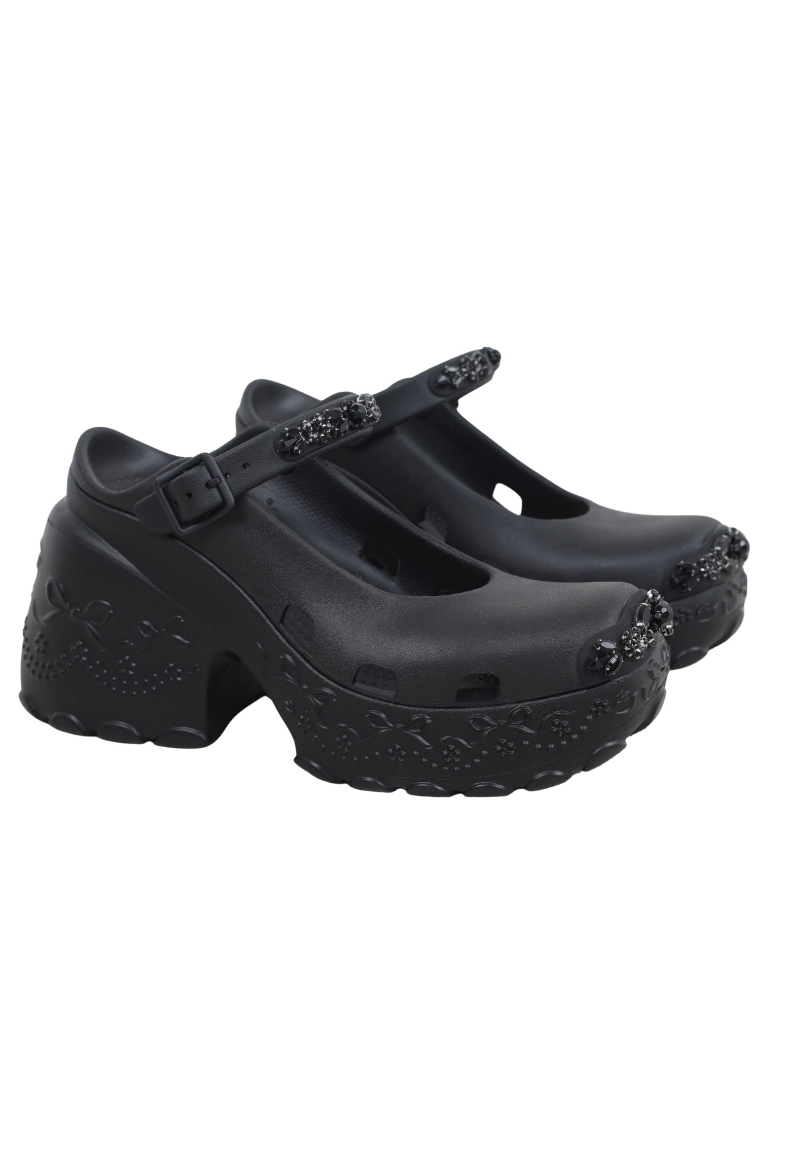 Simone Rocha X Crocs Ballerina Black