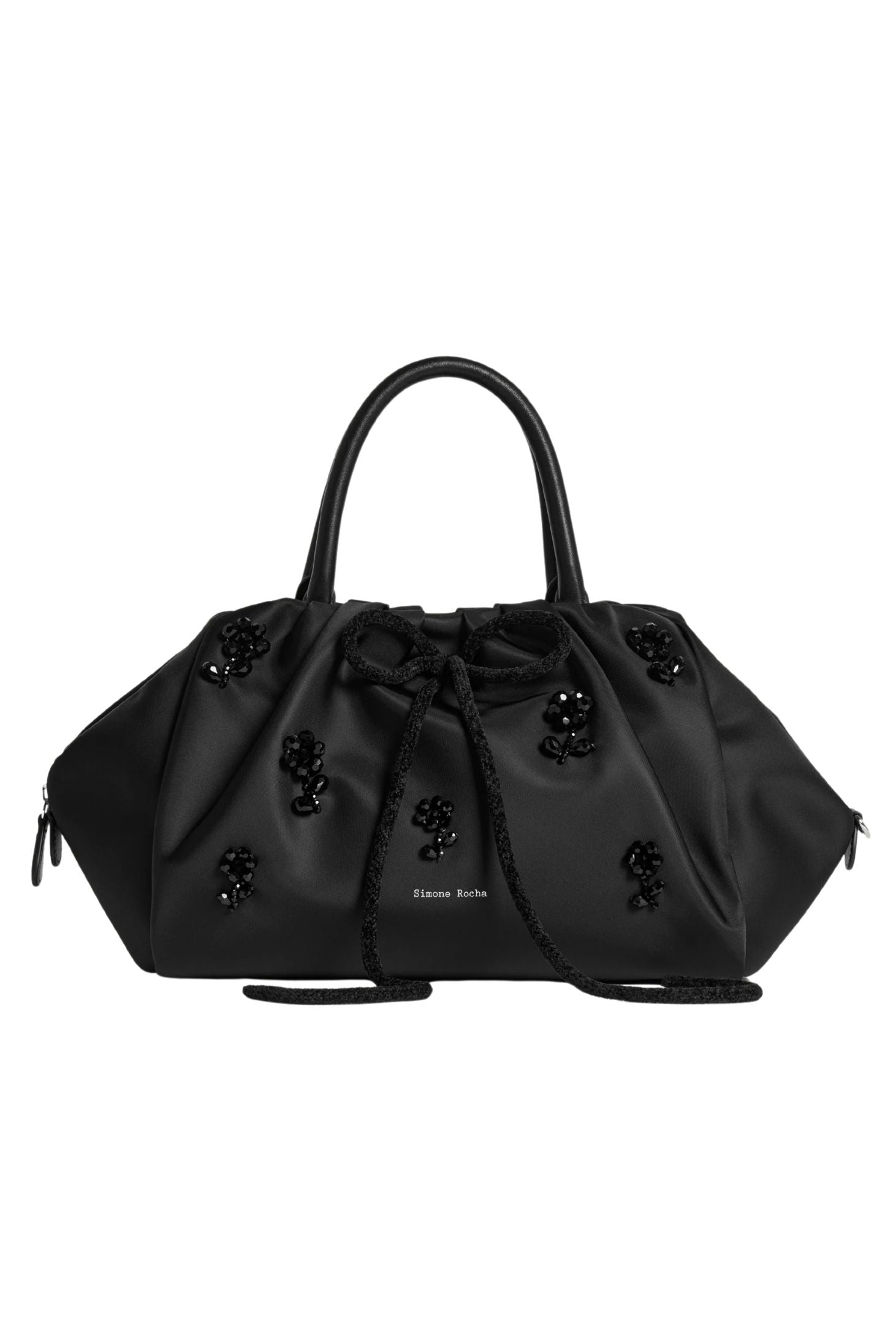 MINI GATHERED TOP HANDLE BAG W/ EMB