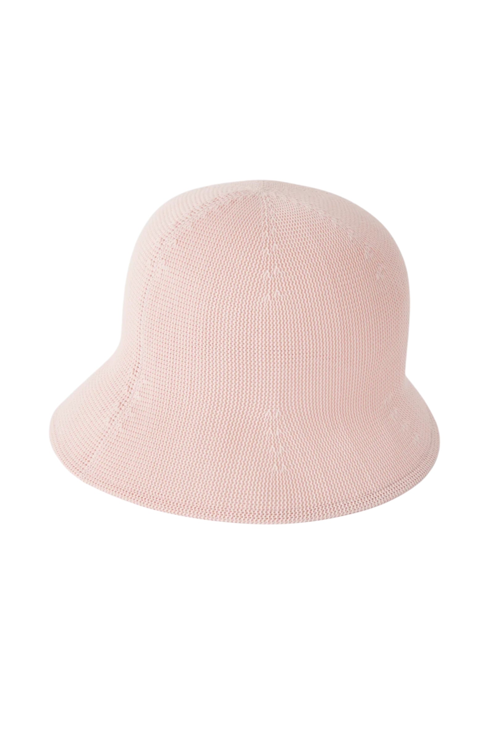 Mesh Knit Assymetric Hat SS26 Eggshell Pink