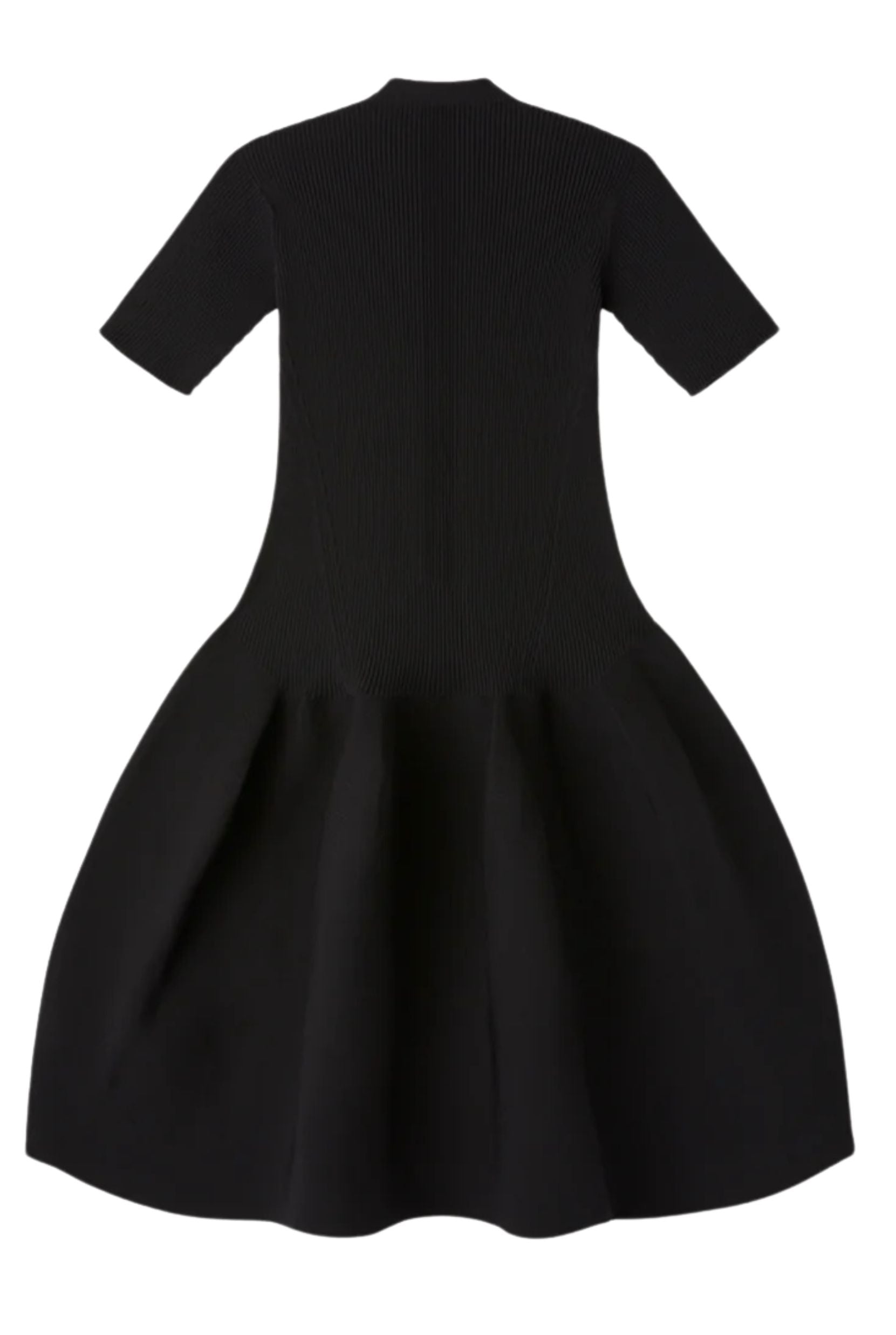 Pottery HS Stand-up Collar Short Sleeve Mini Dress