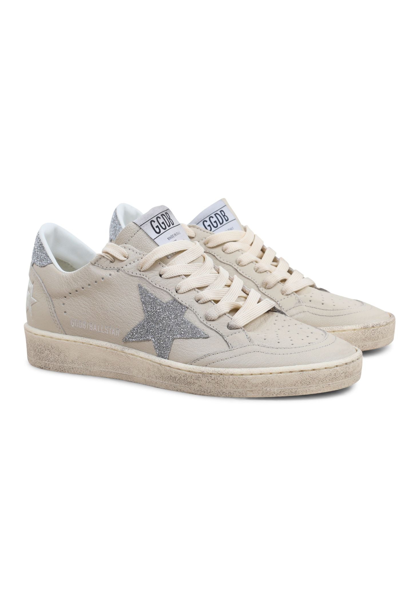 BALLSTAR NAPPA UPPER TOE AND SPUR CRYSTAL STAR AND HEEL