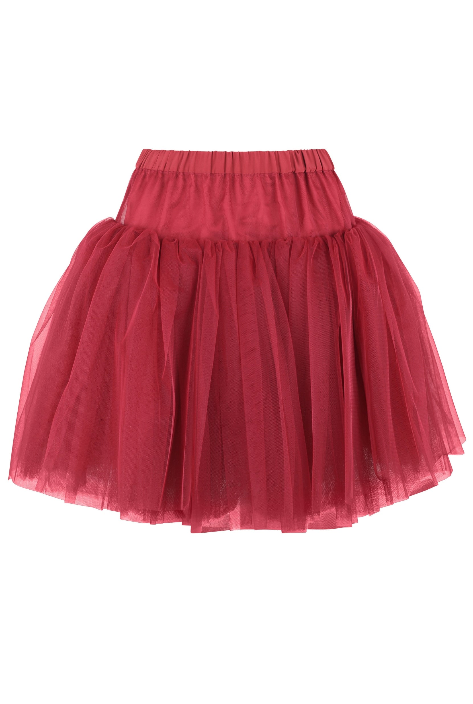 BALLET TUTU SKIRT DEEP RED