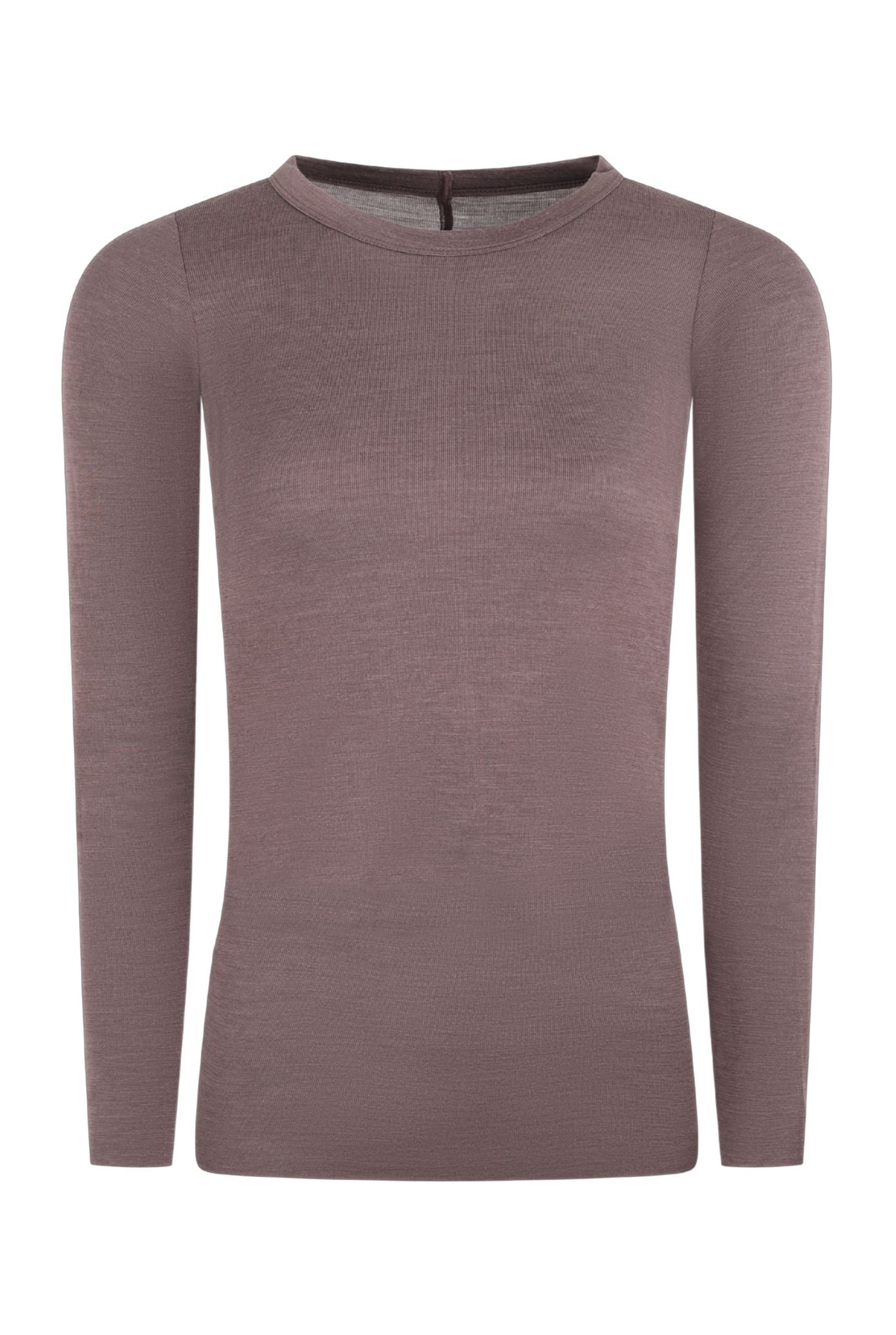 KNIT T-SHIRT - RIB LS T RP02F5202 RJSW 86 GRAPE