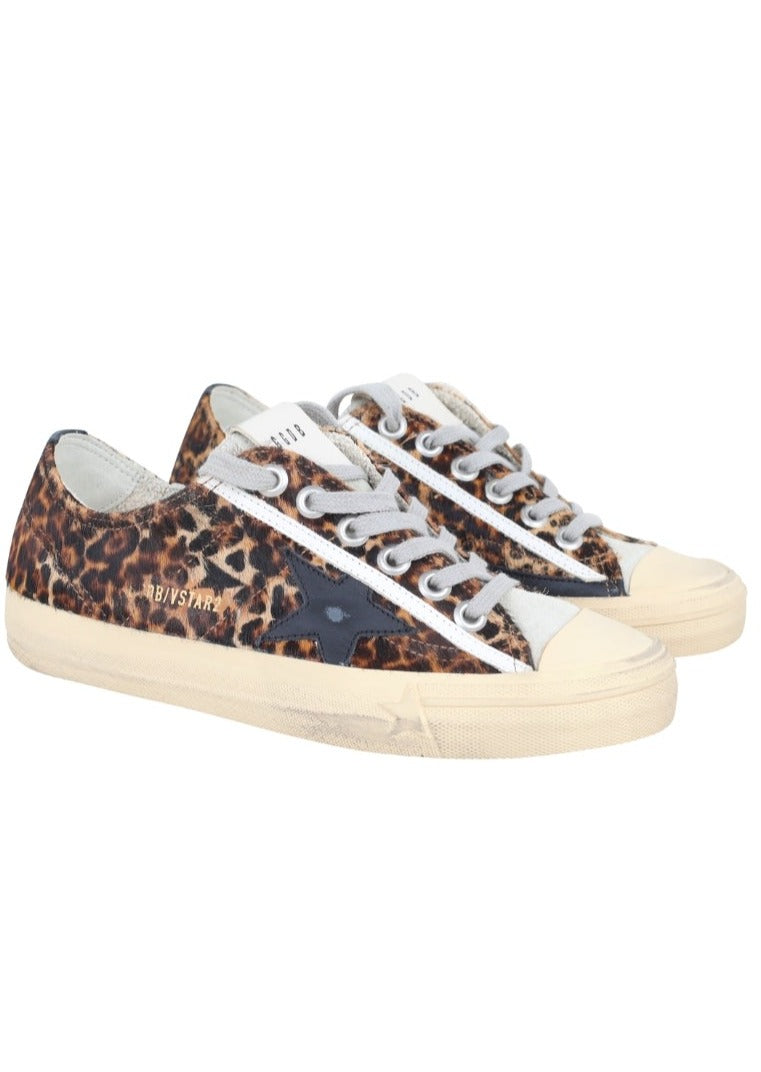 V-STAR 2 LEOPARD HORSY UPPER RUBBER TOE LEATHER STAR AND LIST