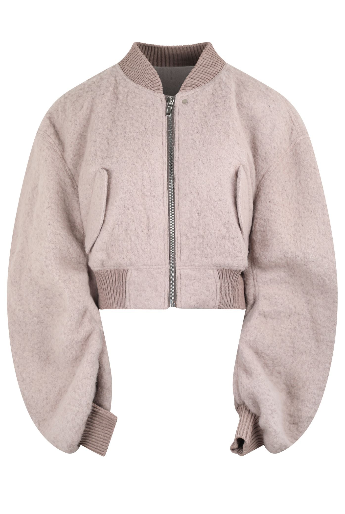 WOVEN BOMBER - SECCHIA RP02F5702 WPA 23 ROSE