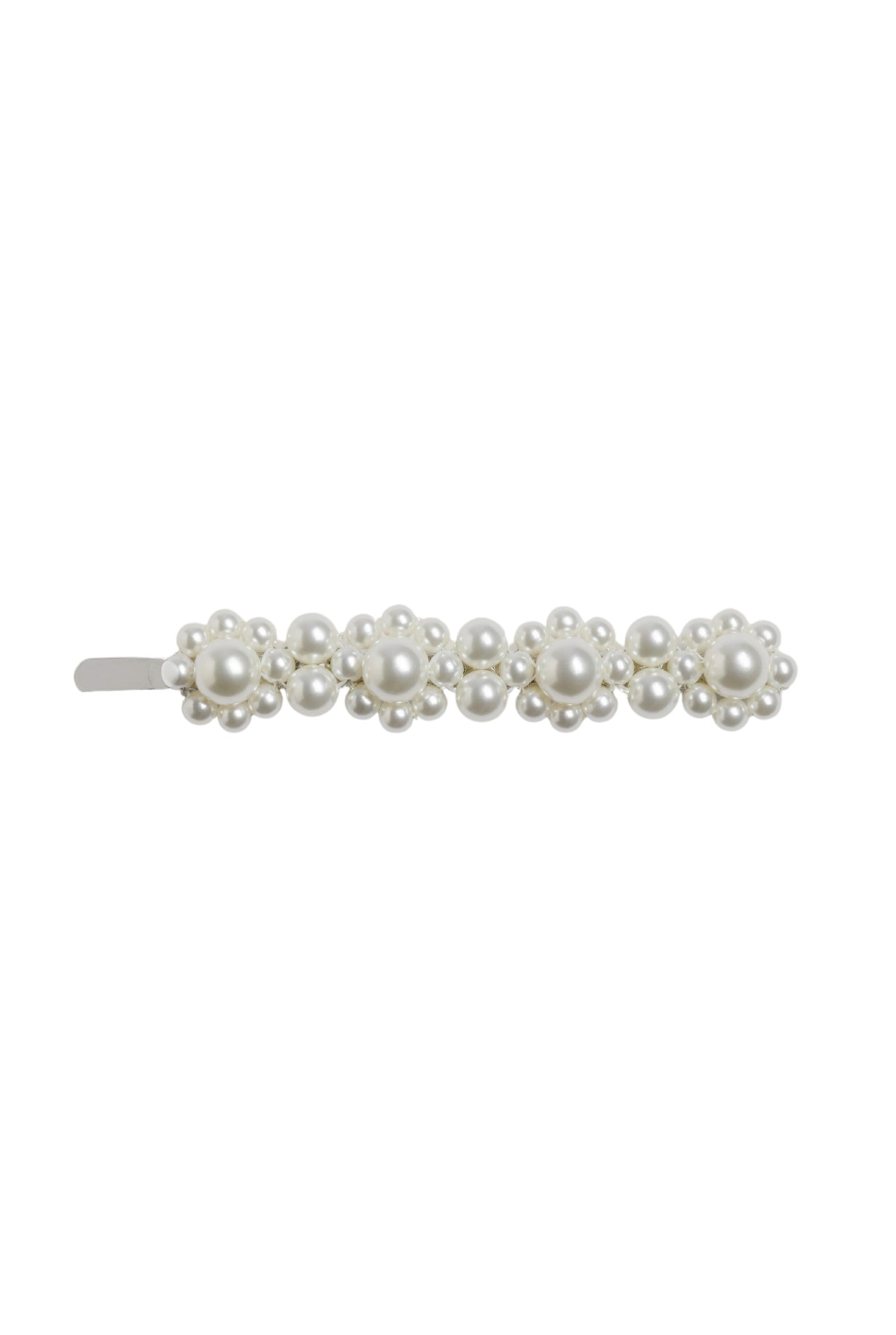 FLOWER HAIR CLIP PEARL AW26