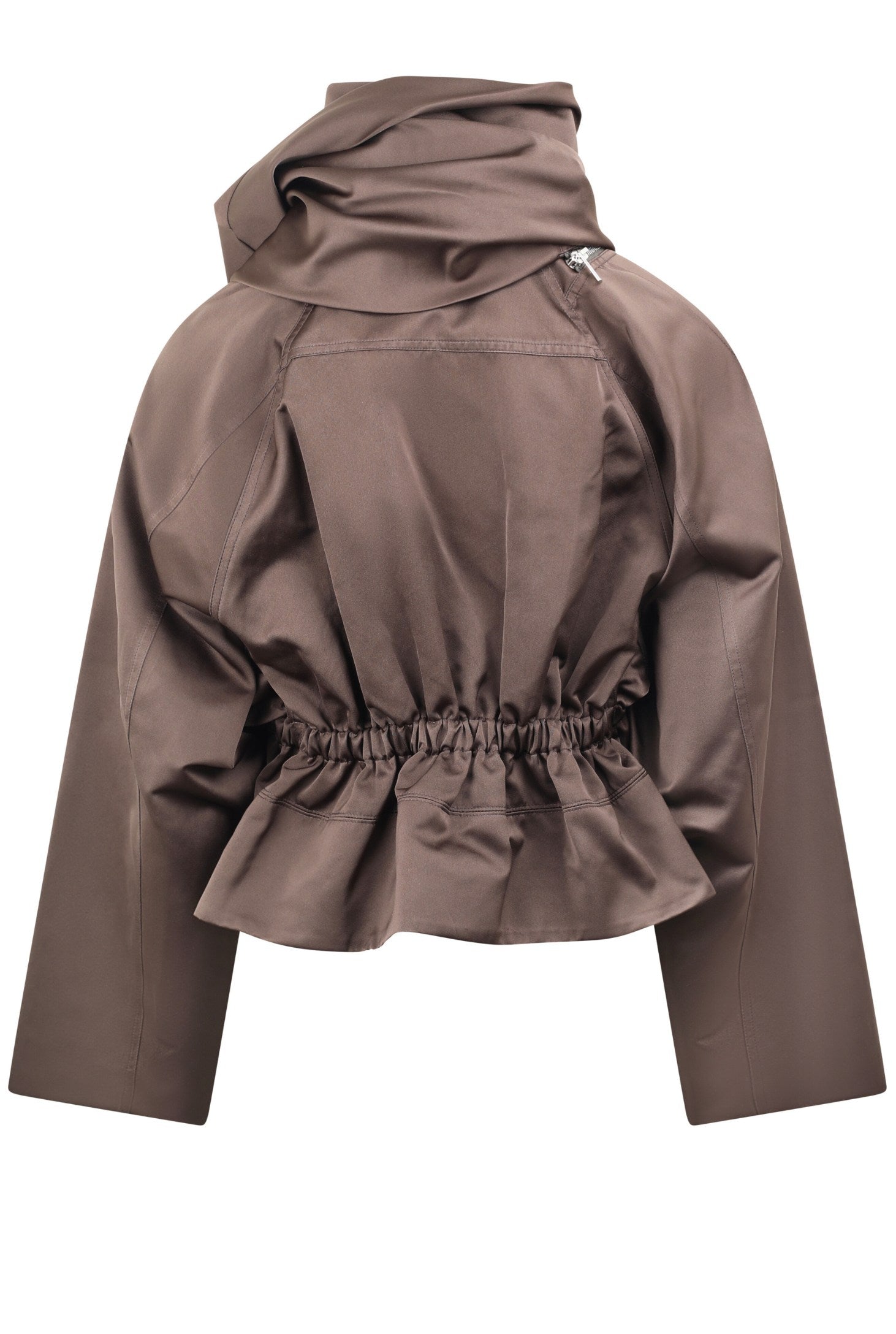 WOVEN JACKET - CROPPED RP01F6720 THD 78 DARK DUST