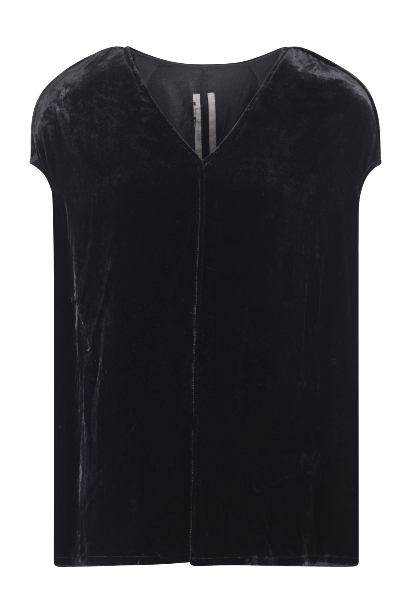 WOVEN T-SHIRT - FLOATING TOP RP02F5256 V 09 BLACK