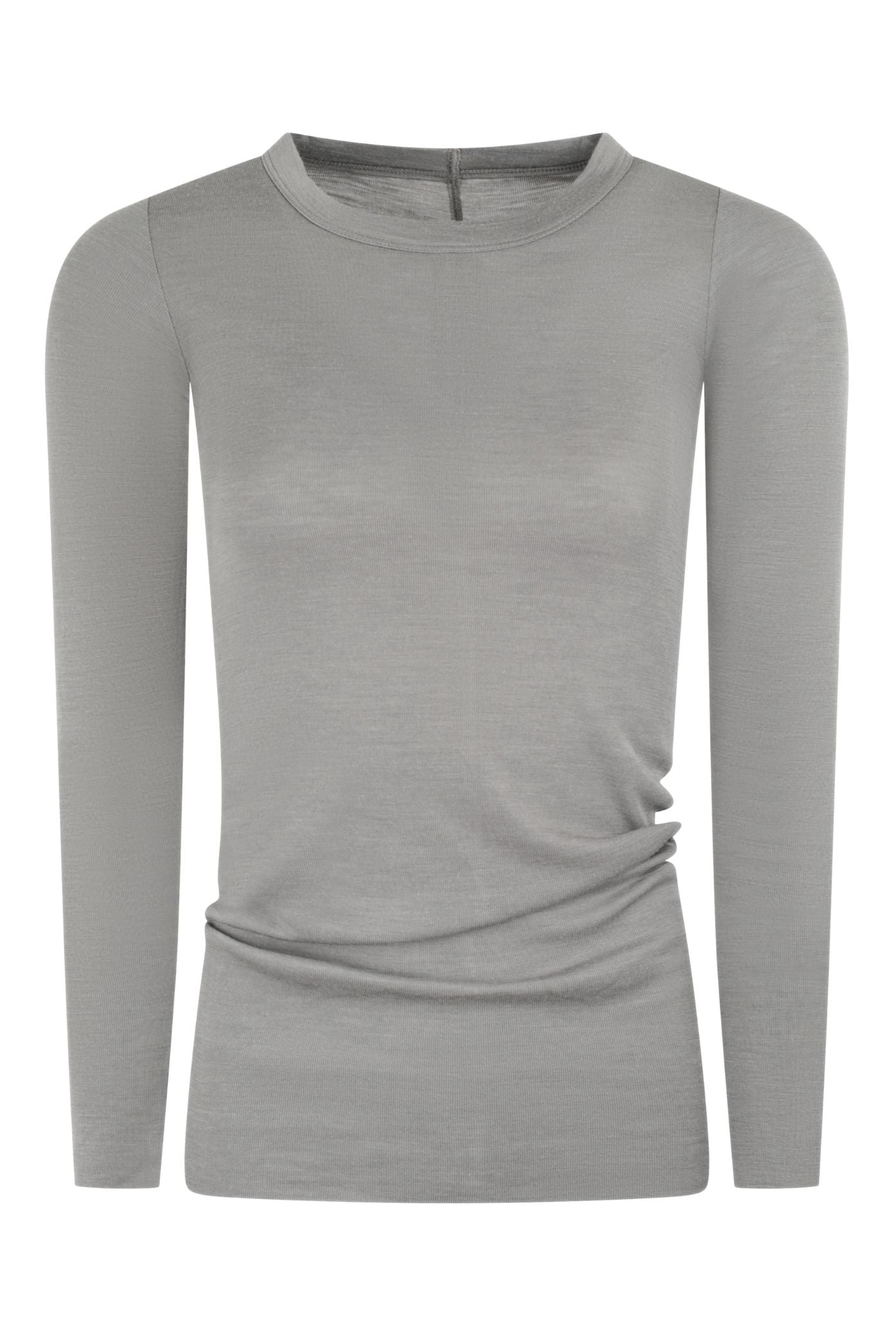 KNIT T-SHIRT - RIB LS T RP02F5202 RJSW 48 DRK PEARL