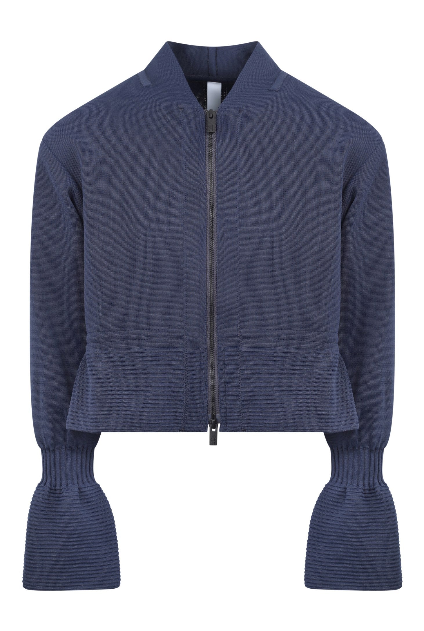 Milan Marie Sleeved Cropped Blouson Navy