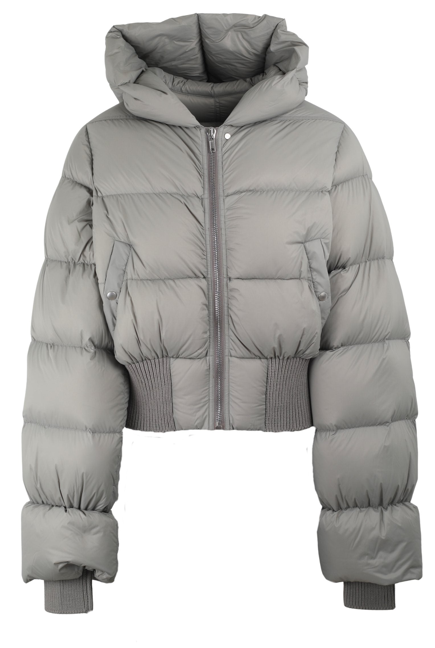 WOVEN BOMBER - CINCHED HOODED JACKET RP02F5775 NPD3 48 DARK PEARL