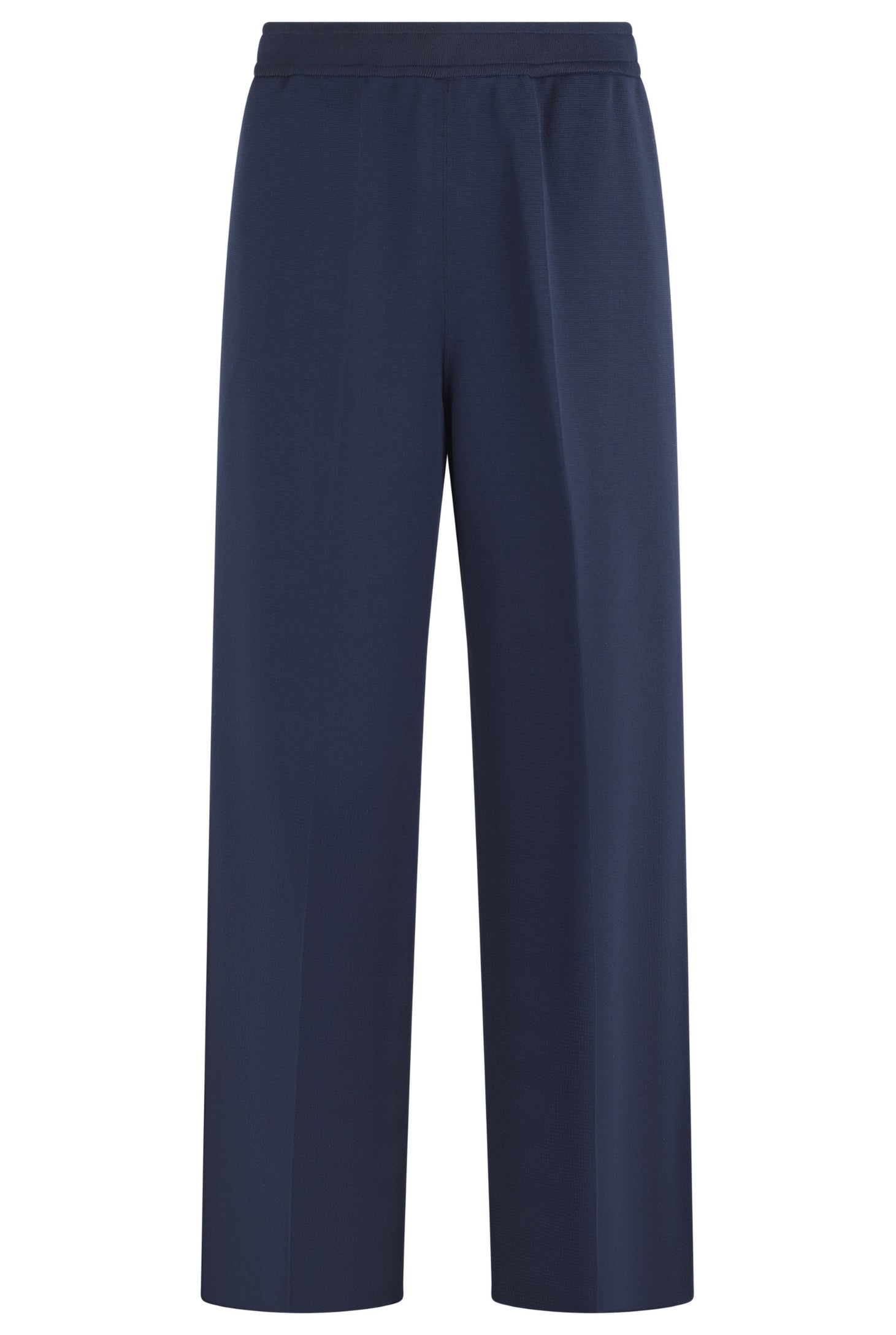 SOFT MILAN SEMI WIDE PANTS NAVY