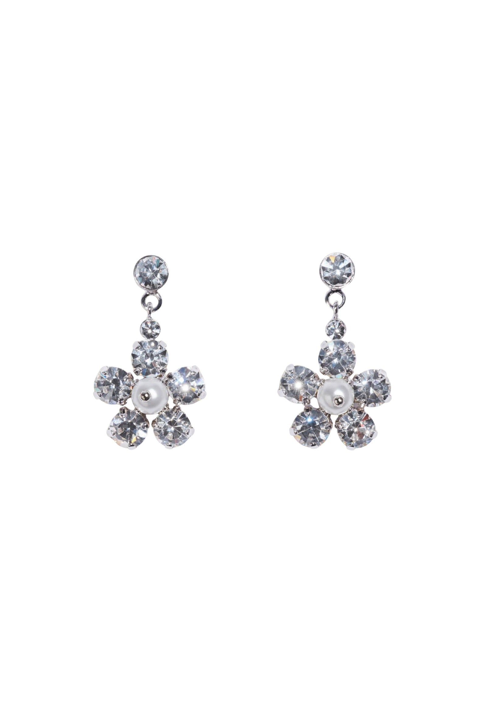 MINI DAISY DROP EARRINGS PEARL