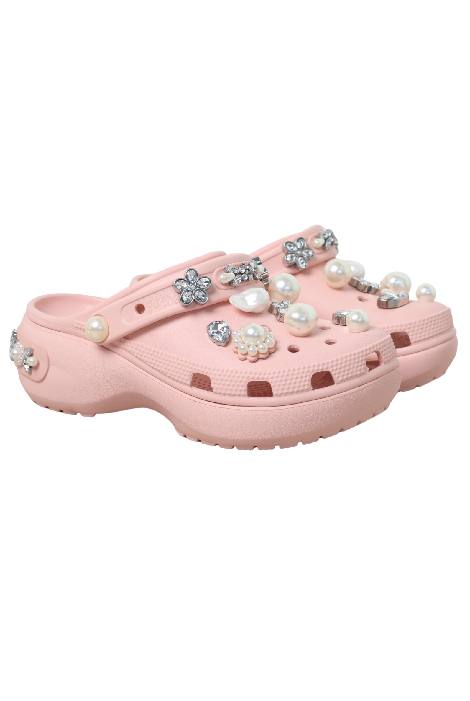 Simone Rocha X Crocs Platform Pink