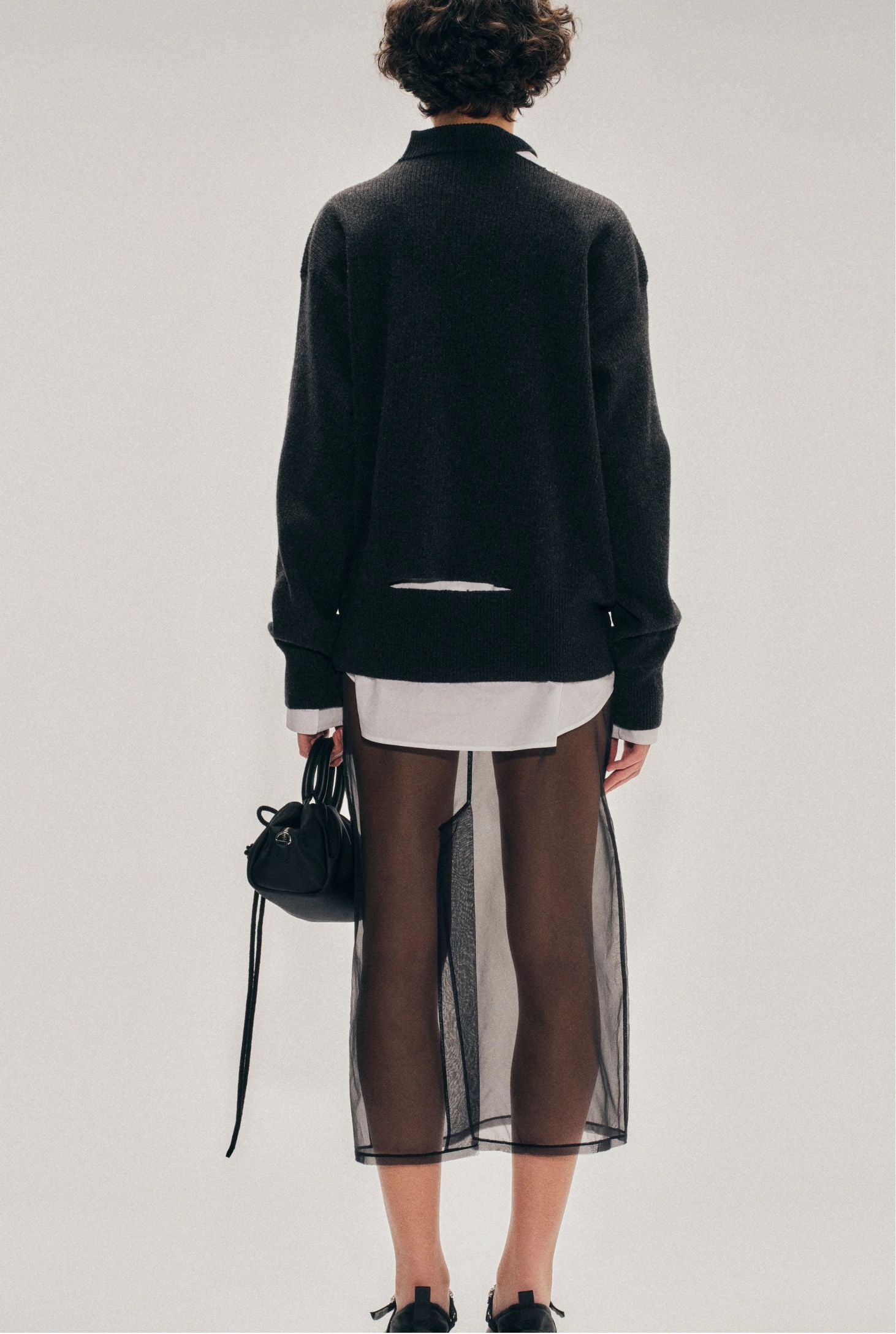 MERINO SEAM BITE JUMPER W/ EMB