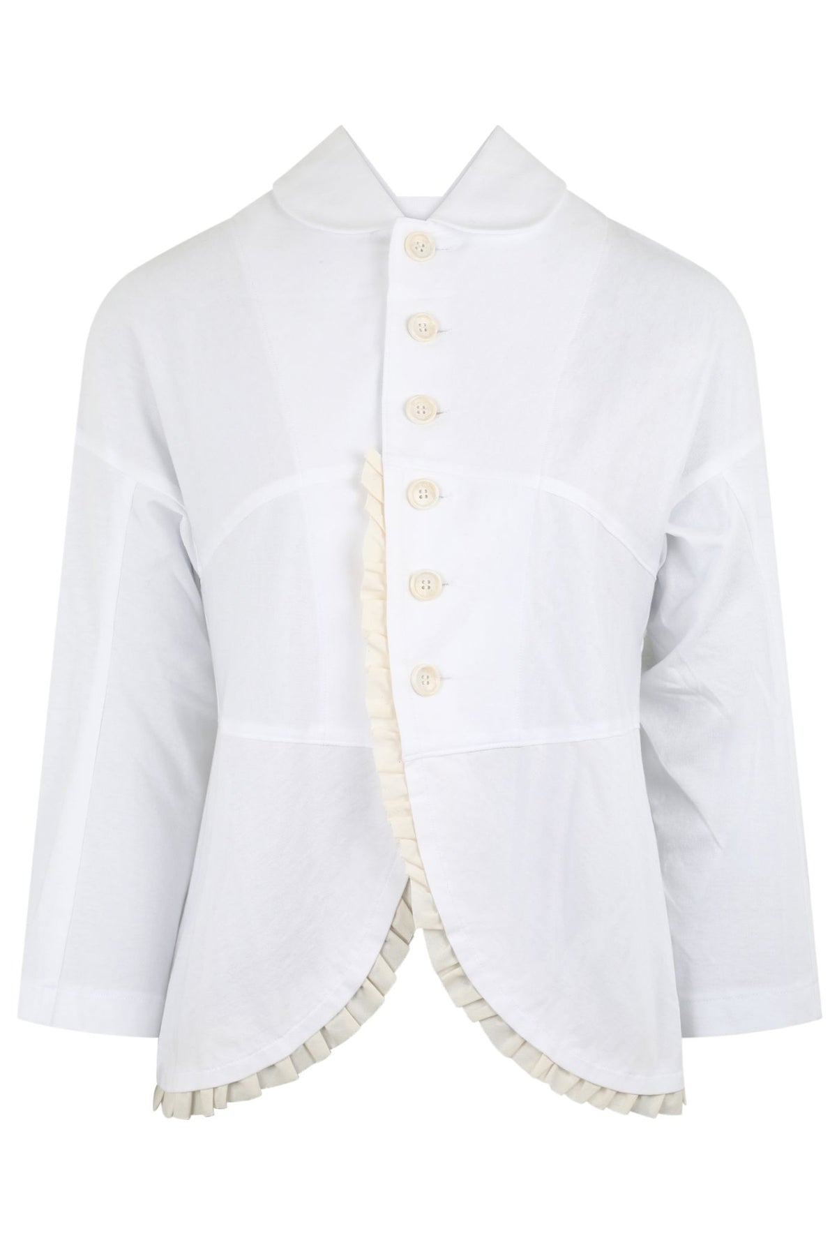 TR-T005-W26 LADIES' T-SHIRT WHITE x ECRU
