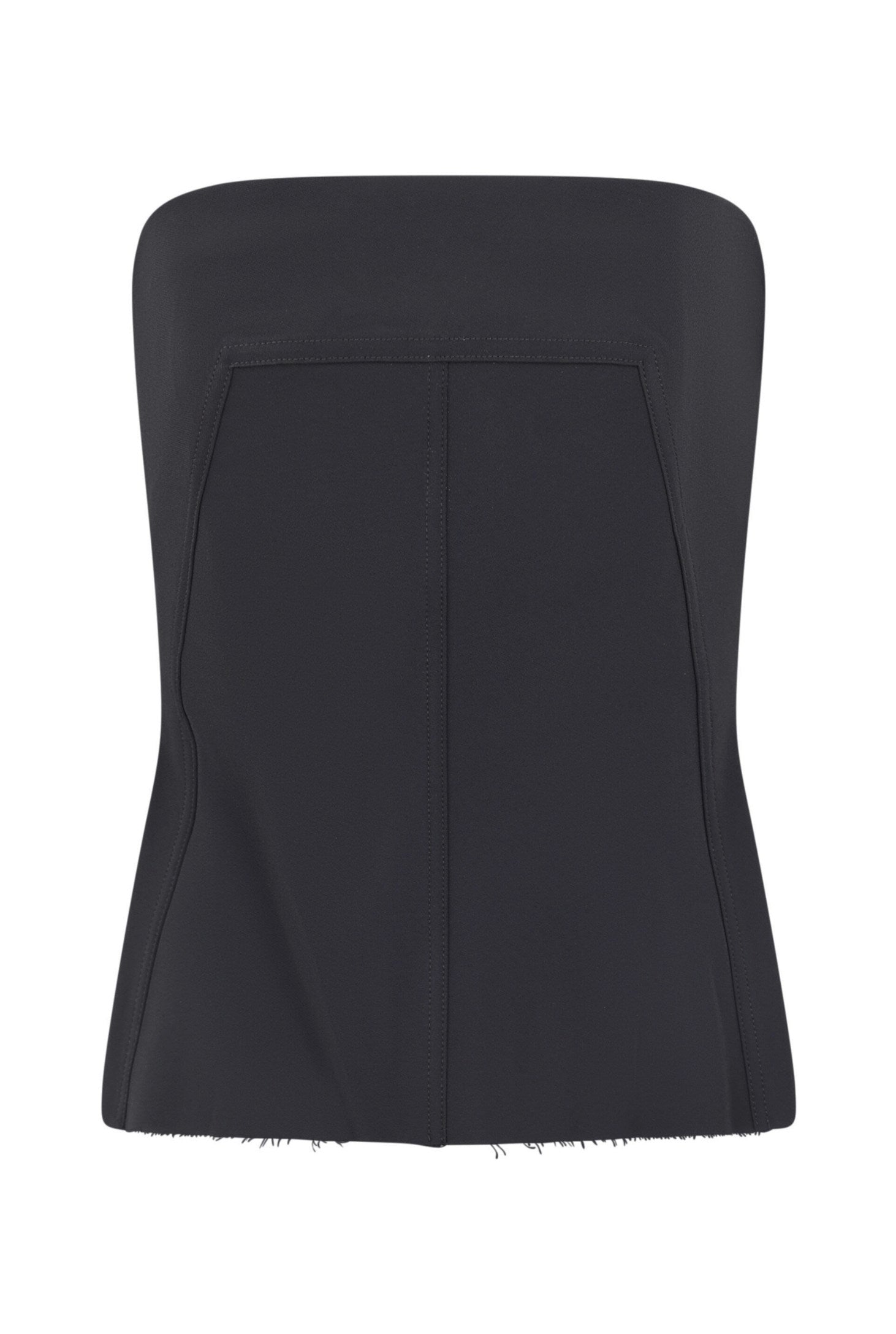 WOVEN TOP - BUSTIER TOP RP01F6127 SY 35 BLACK