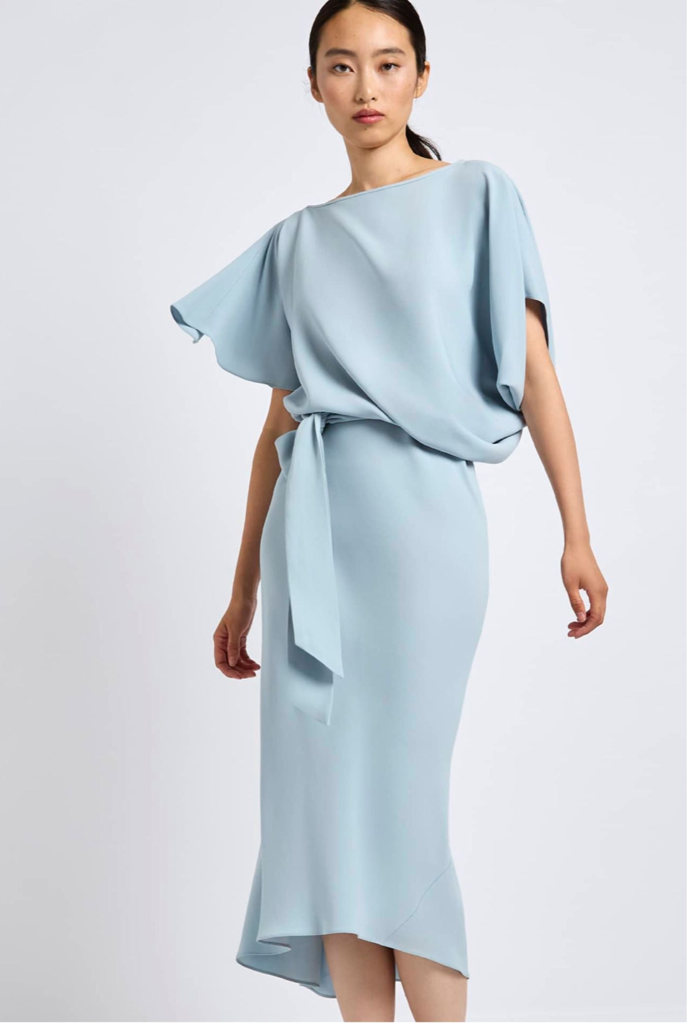 SENUNA SBC CREPE DRESS ICE