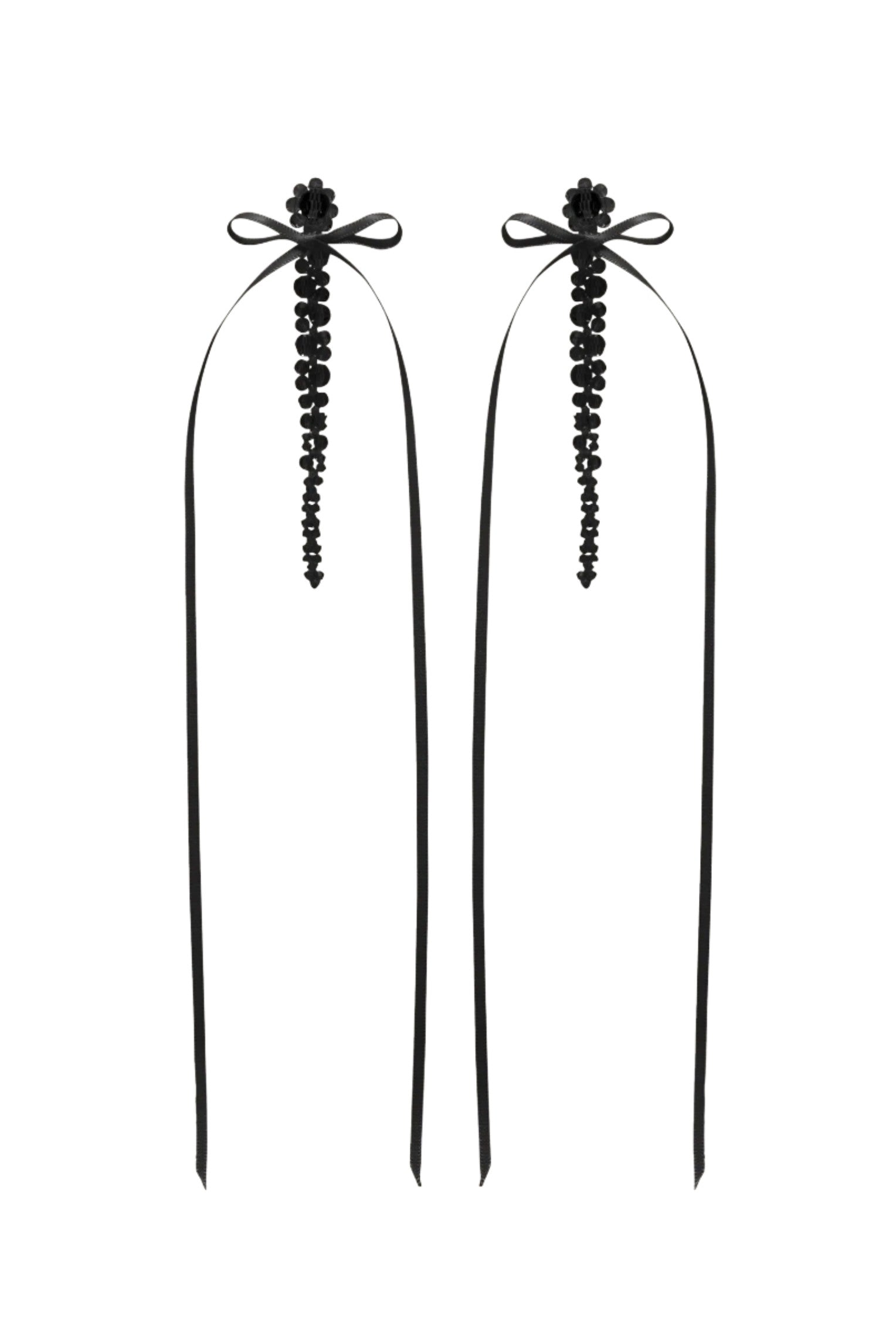 PETITE BOW DETAIL DRIP EARRINGS