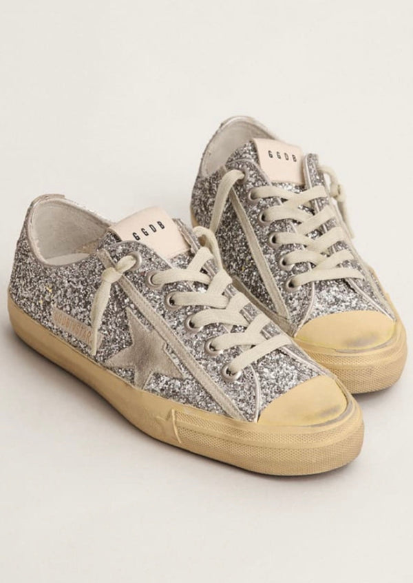 V- STAR 2 GLITTER UPPER RUBBER TOE SUEDE STAR AND LIST