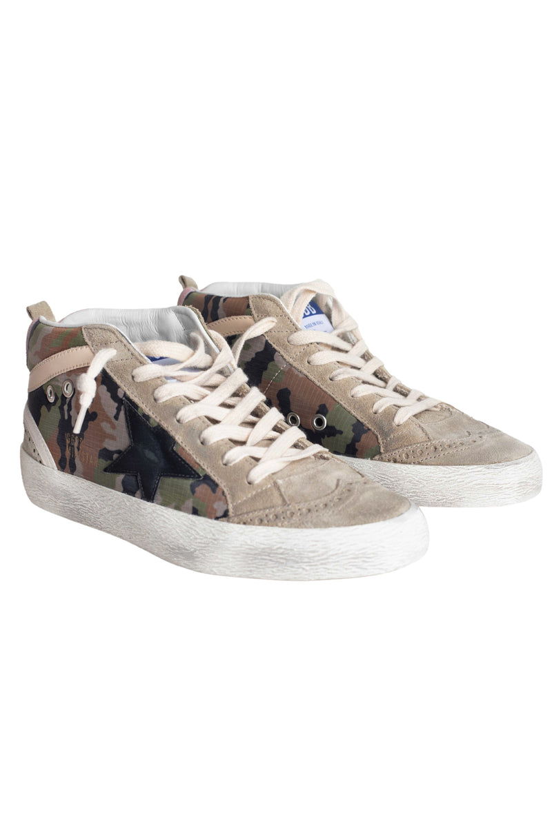 Camouflage mid star class sneaker